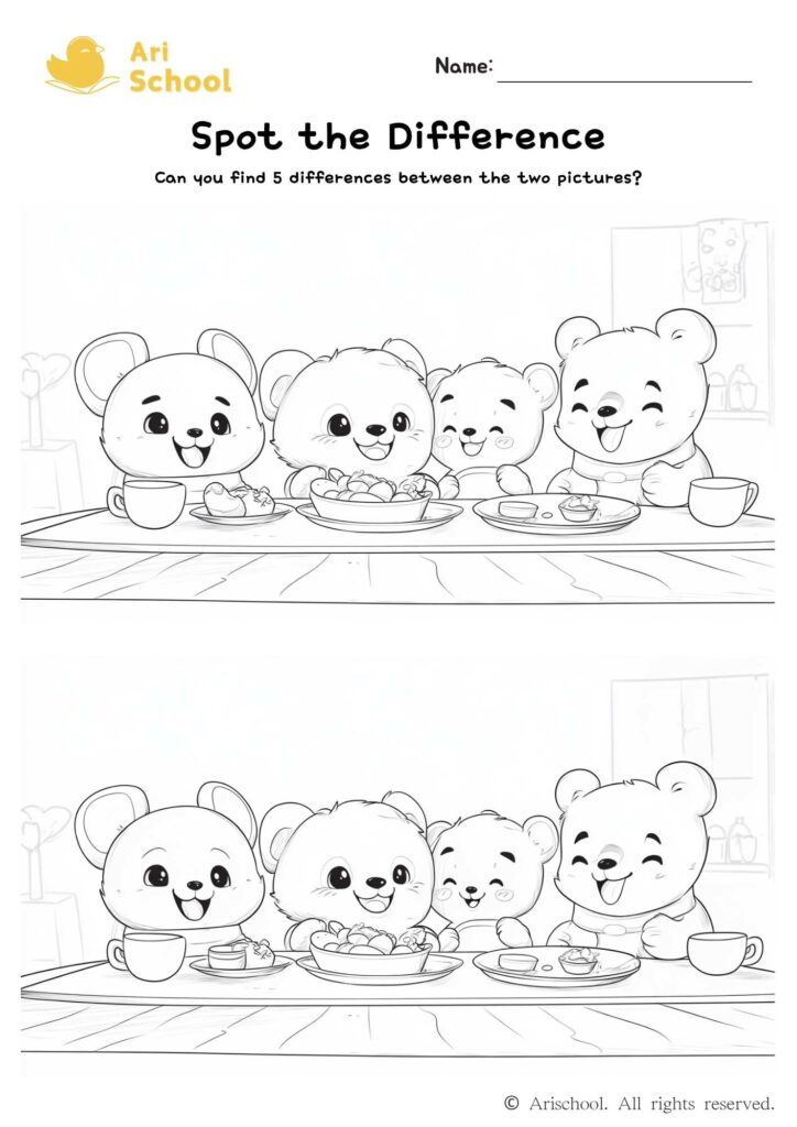 spot-the-difference-teddy-family