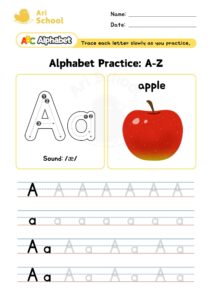 alphabet-writing-a