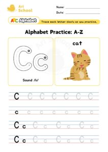 alphabet-writing-c