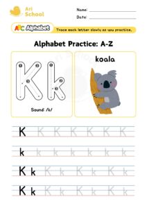 alphabet-writing-k