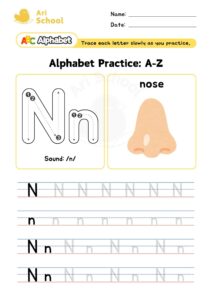 alphabet-writing-n