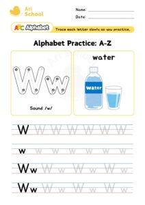 alphabet-writing-w