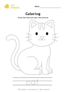 coloring-cat-worksheet