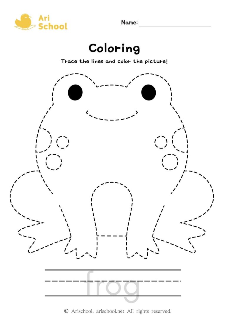 coloring-frog