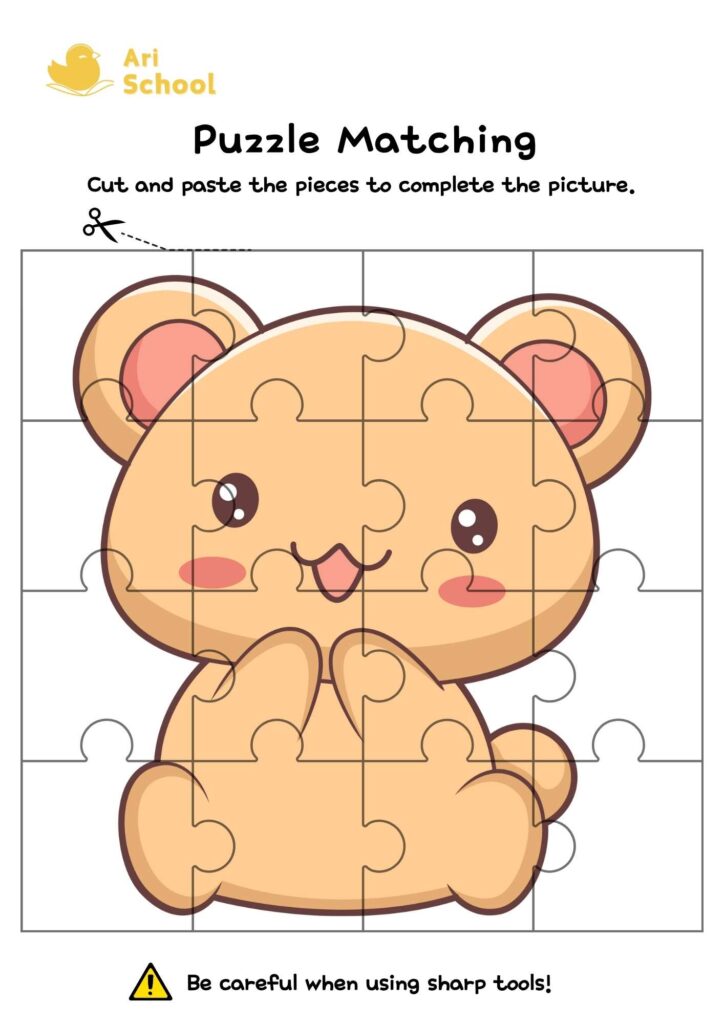 Puzzle Matching – Bear 1-1
