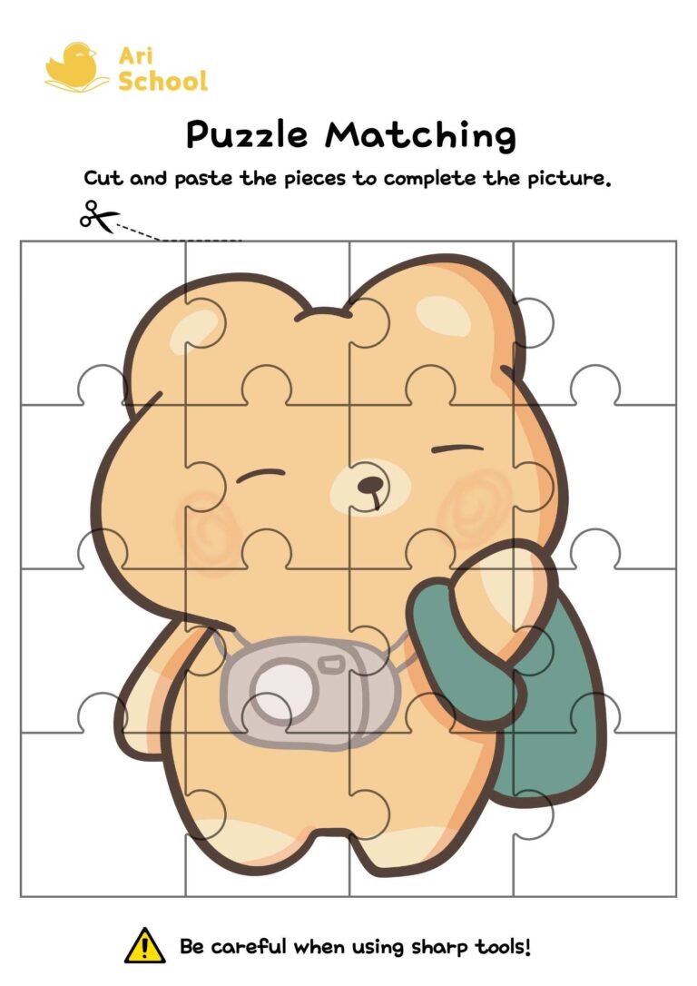 Puzzle Matching – Bear 2-1