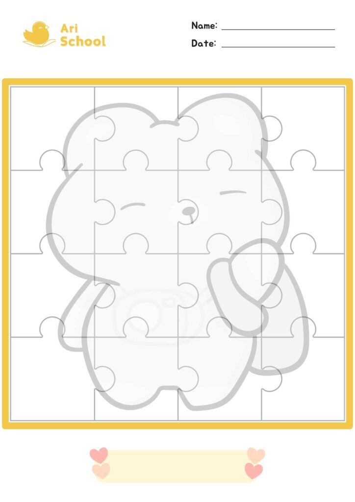 Puzzle Matching – Bear 2-2