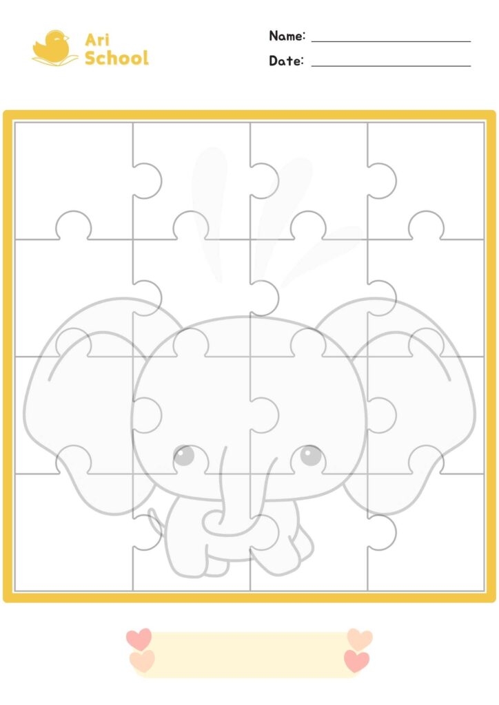 Puzzle Matching – Elephant-2