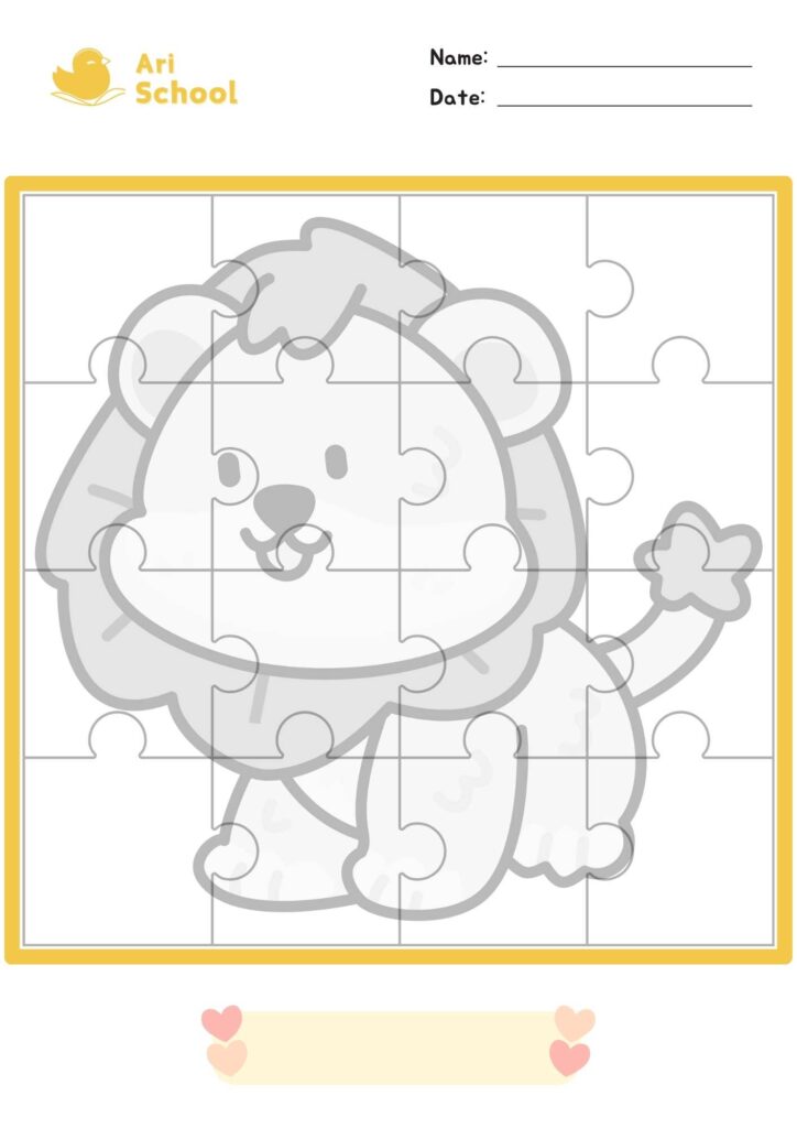 Puzzle Matching – Lion-2