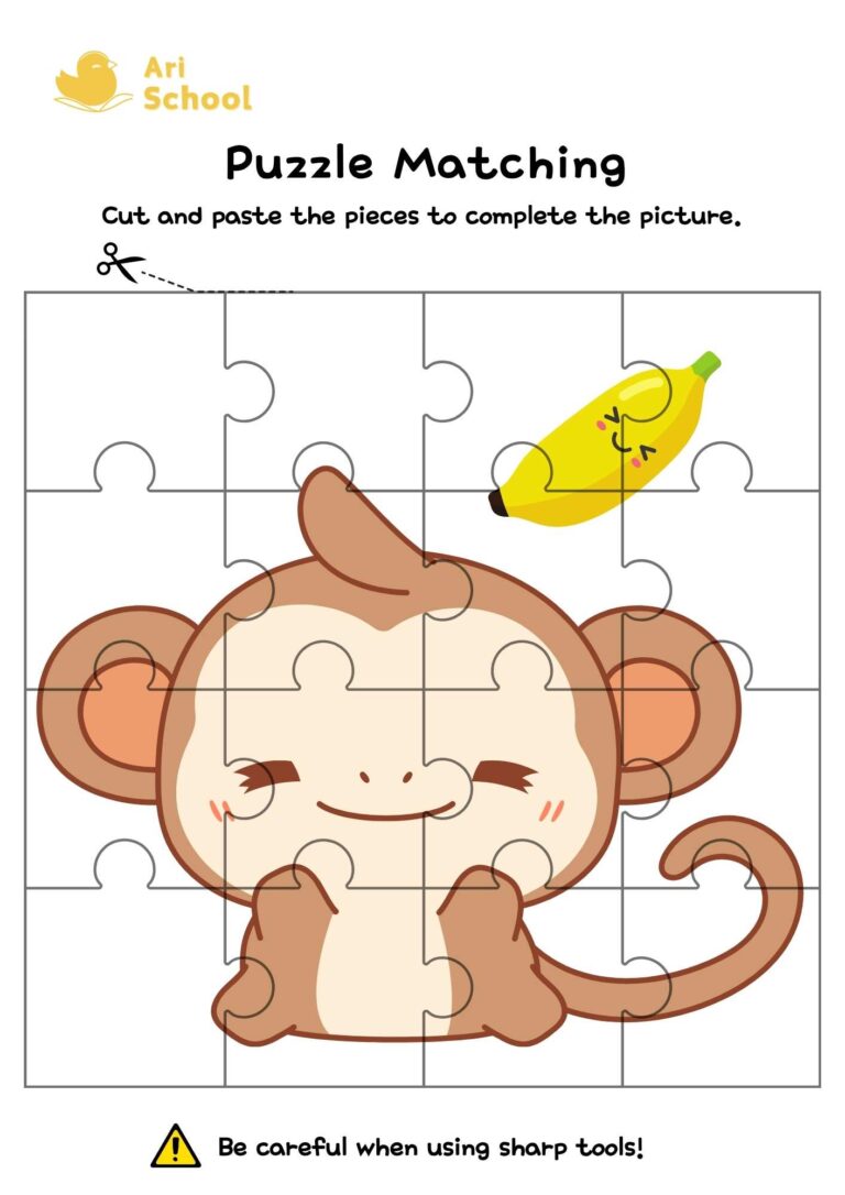 Puzzle Matching – Monkey-1
