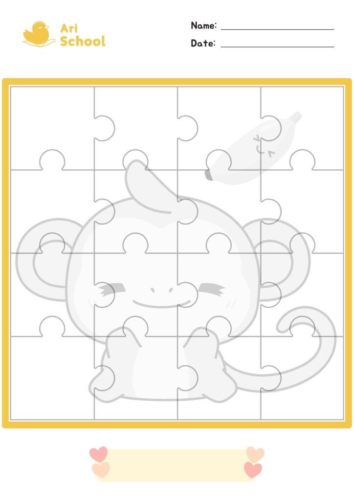 Puzzle Matching – Monkey-2