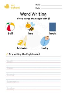 Word Writing – B