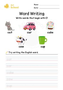 Word Writing – C