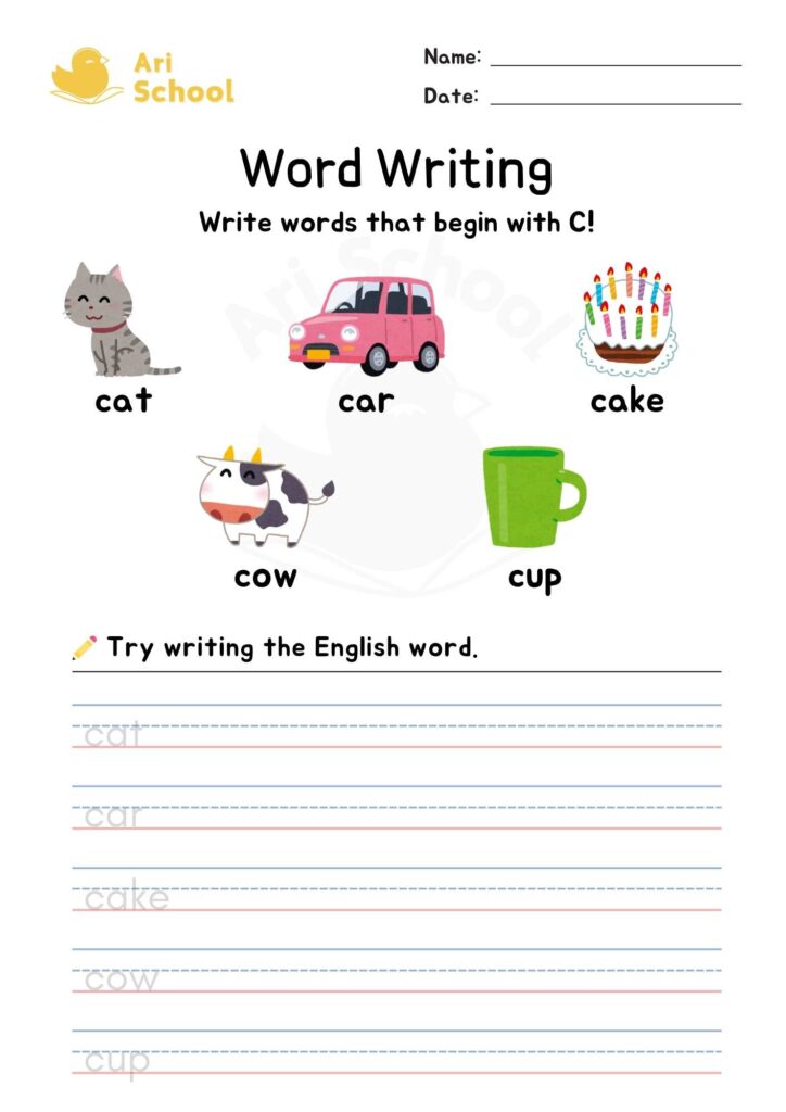 Word Writing – C