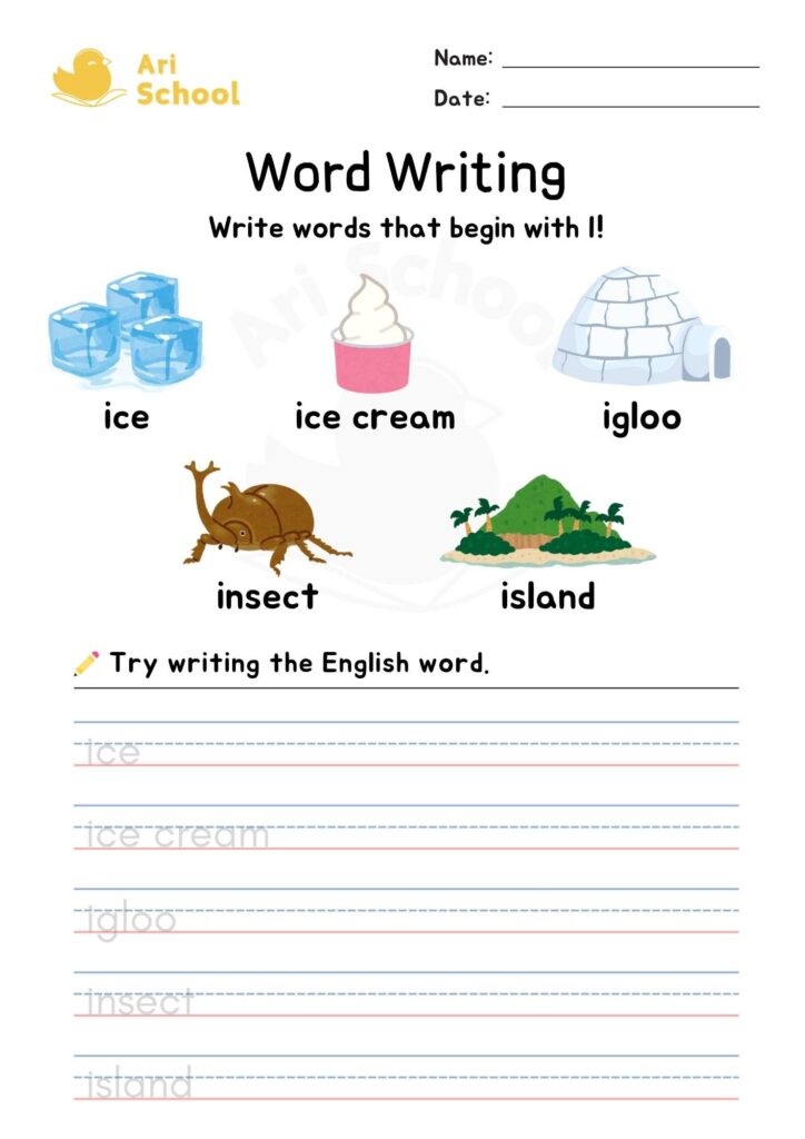 Word Writing – I