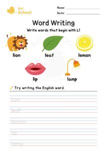Word Writing – L