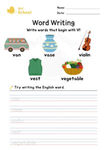 Word Writing – V