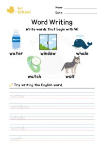 Word Writing – W