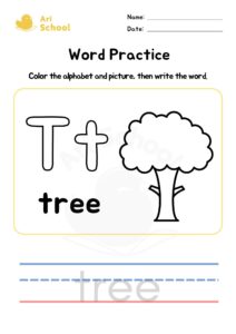 Alphabet Coloring – Tree