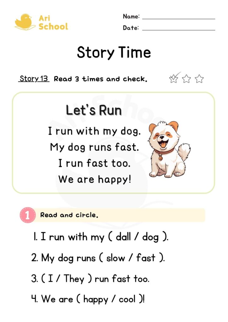 Story Time 13 – Let's Run1