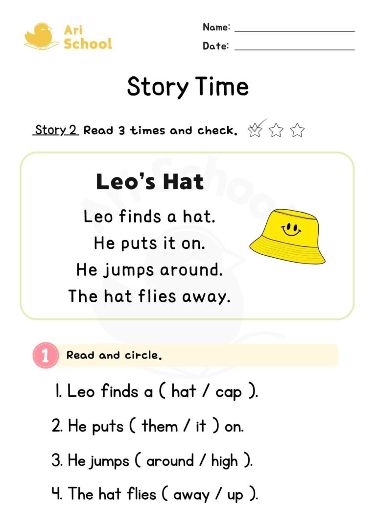 Story Time 2 – Leo's Hat1