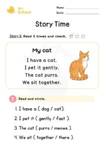 Story Time 3 – My Cat1