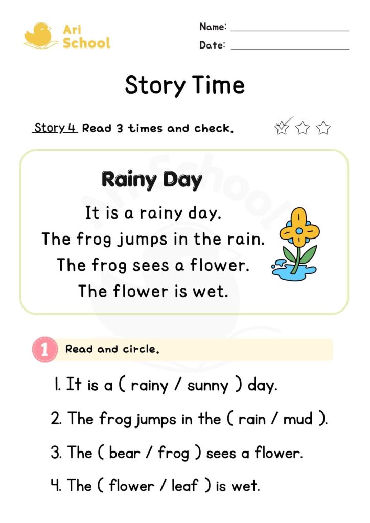 Story Time 4 – Rainy Day1