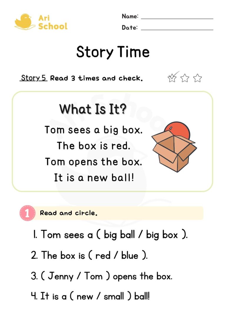 Story Time 5 – What Is It?1